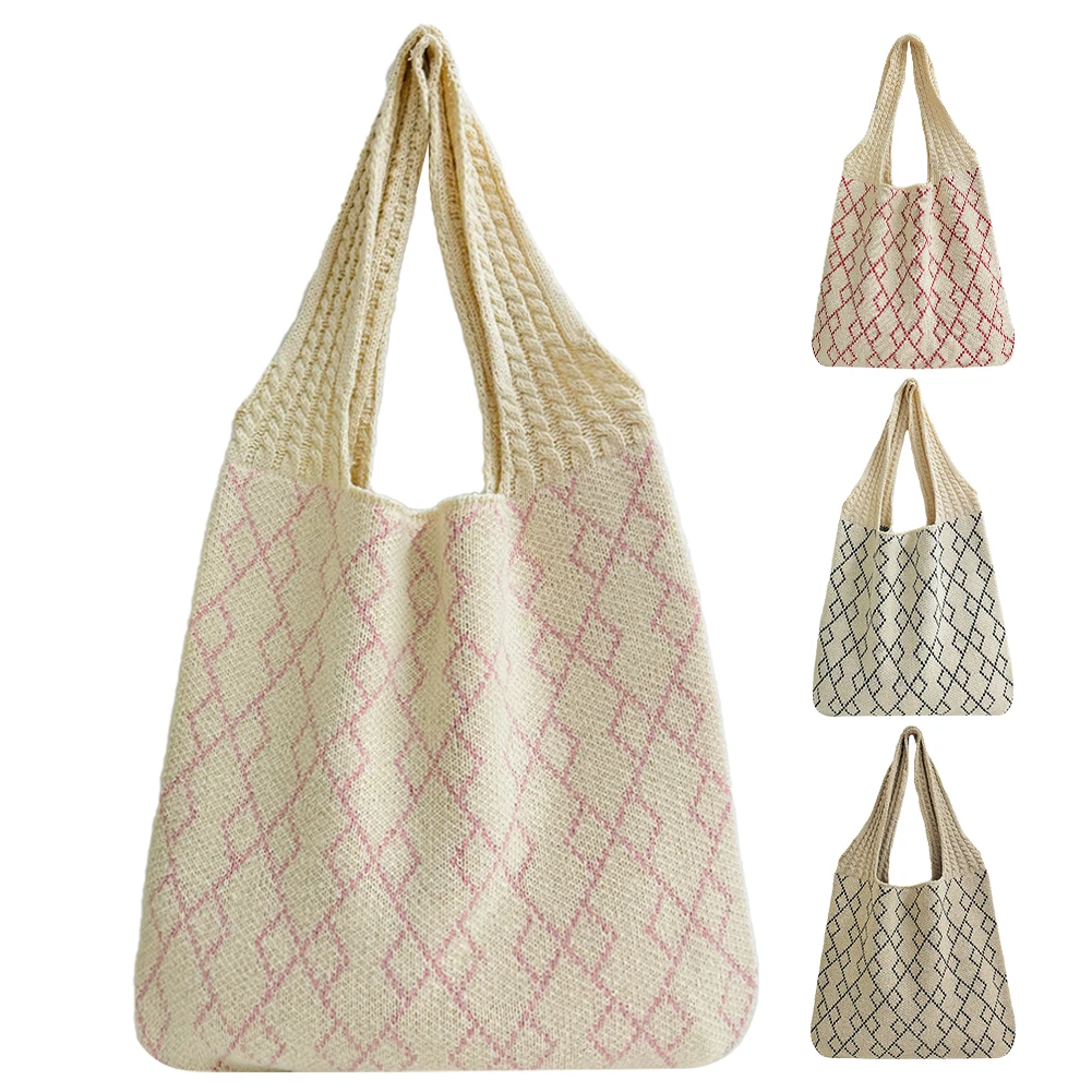 Crochet Tote Bag Mesh Knitted Bag Large Shoulder Bag Aesthetic Knit Bag Hollow Hobo Bag for Women Work Shopping Travel
Crochet Tote Bag Mesh Knitted Bag Large Shoulder Bag Aesthetic Knit Bag Hollow Hobo Bag for Women Work Shopping Travel