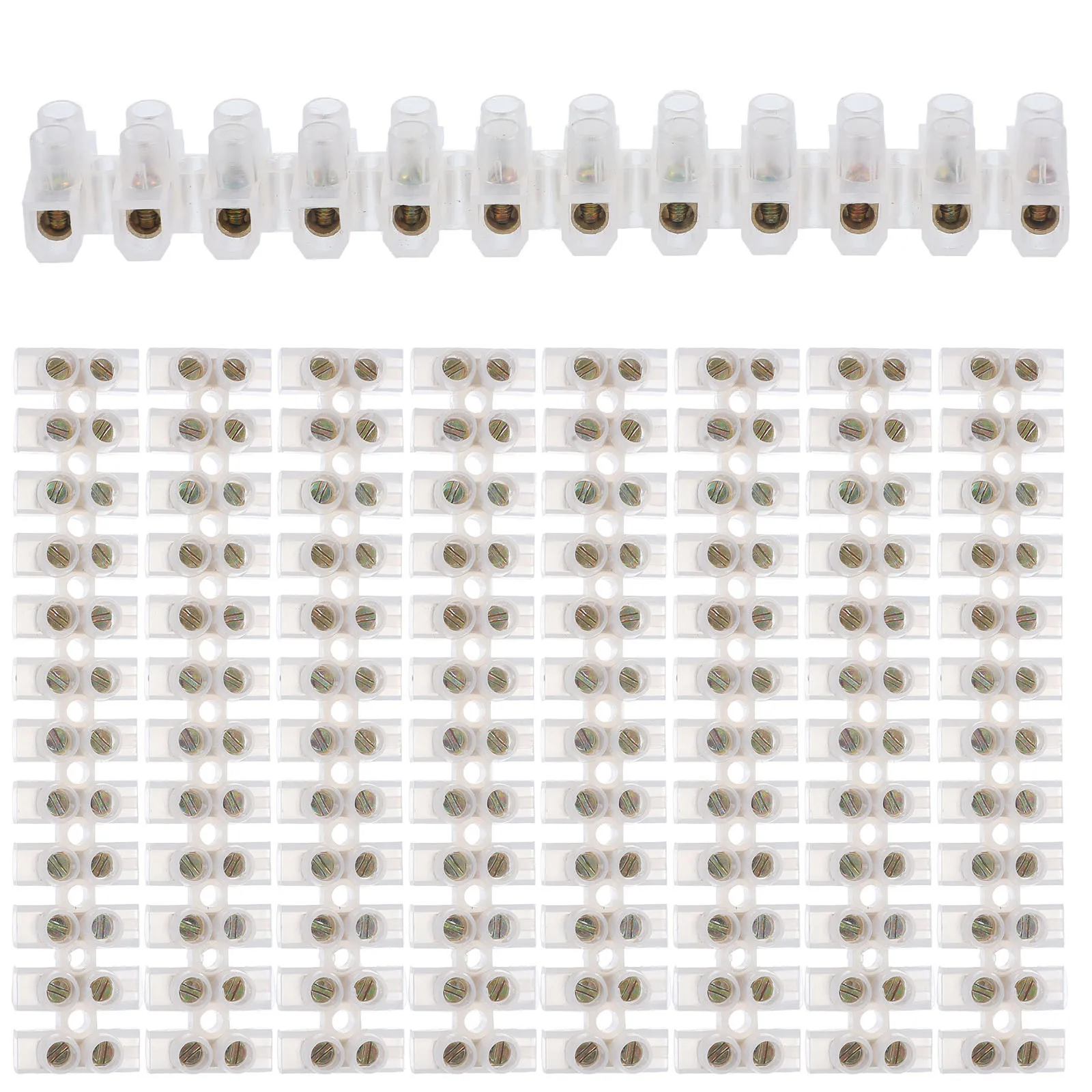 10pcs U Shaped Terminal Block 380V High Voltage Quick Connect Screw Type Insulated Electrical Connector Strip For Lighting
10pcs U Shaped Terminal Block 380V High Voltage Quick Connect Screw Type Insulated Electrical Connector Strip For Lighting