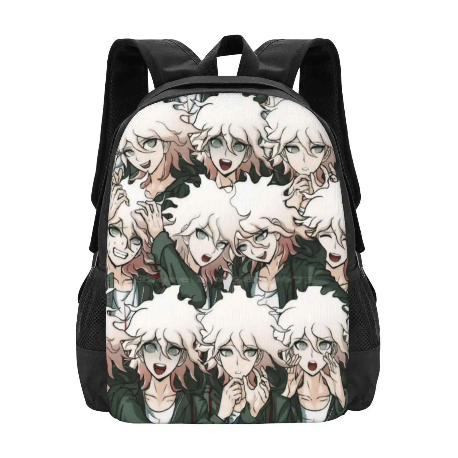 Nagito Komaeda Pattern Design Bag Student's Backpack Nagito Komaeda Lucky Student Ultimate Despair Class 77 B Danganronpa
Nagito Komaeda Pattern Design Bag Student's Backpack Nagito Komaeda Lucky Student Ultimate Despair Class 77 B Danganronpa