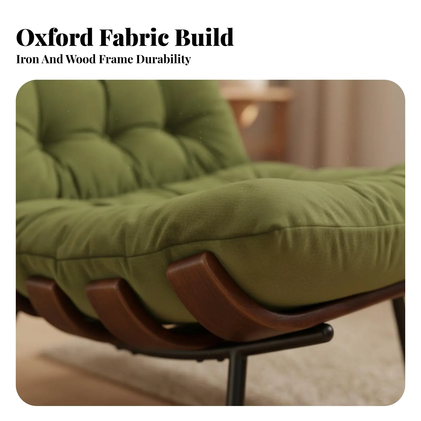 Wood Frame suspended Chair Ergonomic ergonomicrest Armchair Minimalist Design Breathable textile for Homeowners
Wood Frame suspended Chair Ergonomic ergonomicrest Armchair Minimalist Design Breathable textile for Homeowners