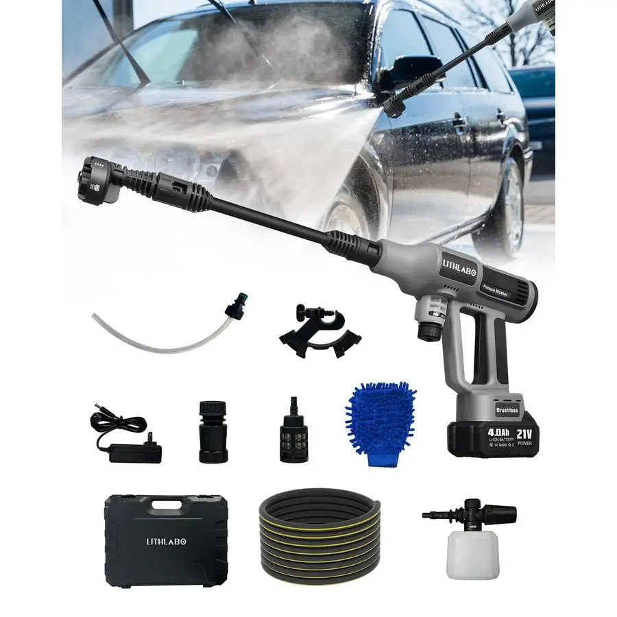 Мойка высокого давления 1080PSl Портативная мойка высокого давления для мойки автомобилей на открытом воздухе, ручная мойка с регулируемой насадкой 6в1,
Мойка высокого давления 1080PSl Портативная мойка высокого давления для мойки автомобилей на открытом воздухе, ручная мойка с регулируемой насадкой 6в1,