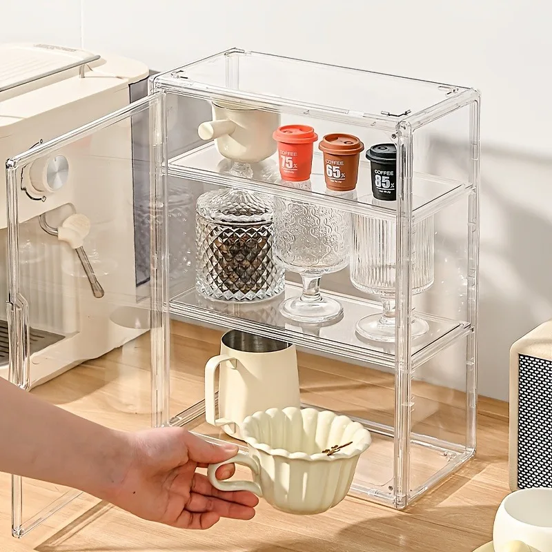 Clear Bread Display Box, Transparent Storage Cabinet for Bakery Tea Cup Home Use
Clear Bread Display Box, Transparent Storage Cabinet for Bakery Tea Cup Home Use