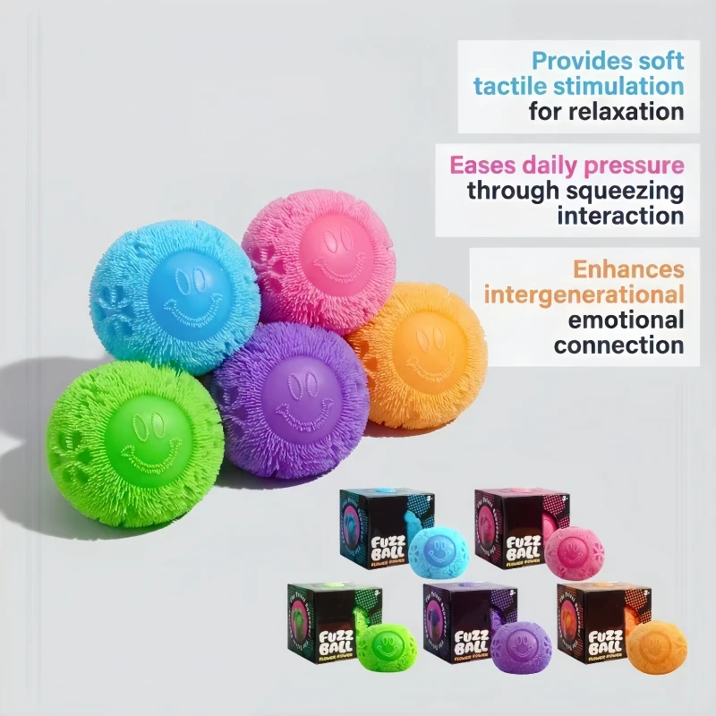 Hot Selling Smiley Face Flower Toy Furry Ball Creative Cute Healing Series Surprise Blind Box Office Relaxation Artifact Gifts
Hot Selling Smiley Face Flower Toy Furry Ball Creative Cute Healing Series Surprise Blind Box Office Relaxation Artifact Gifts