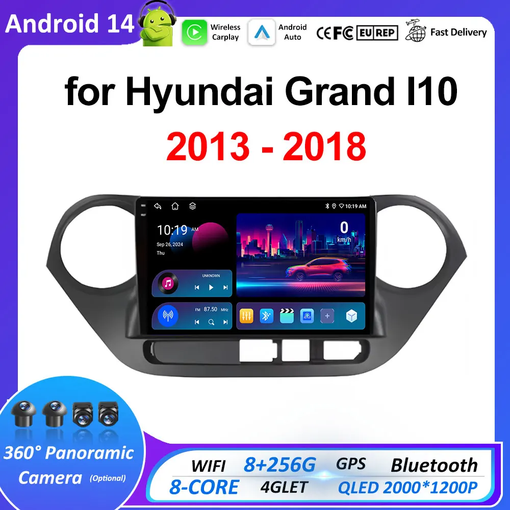 Intelligent System Android 14 for Hyundai Grand I10 2013 - 2018 Wireless Carplay WIFI DSP Stereo 2.5D Touch Screen Accessories
Intelligent System Android 14 for Hyundai Grand I10 2013 - 2018 Wireless Carplay WIFI DSP Stereo 2.5D Touch Screen Accessories