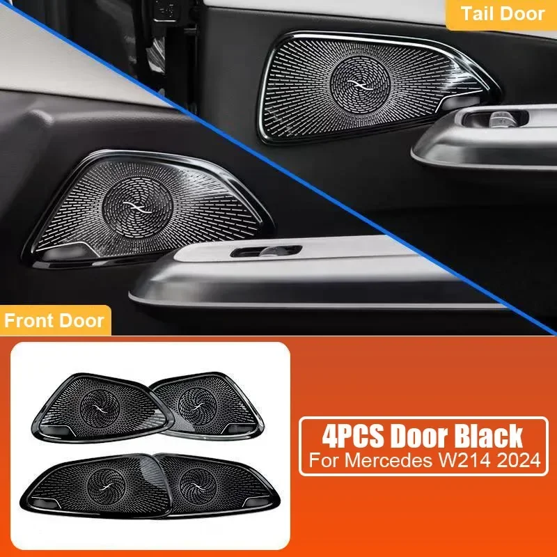for Benz E Class E260 E300 Car Accessories Mercedes W214 2024 Audio Speaker Cover Door A-Pillar Loudspeaker Decorative Shell
for Benz E Class E260 E300 Car Accessories Mercedes W214 2024 Audio Speaker Cover Door A-Pillar Loudspeaker Decorative Shell