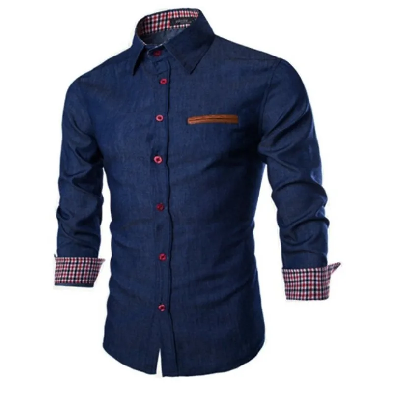 Hot Sale Men's Denim Long Sleeve Shirts, Autumn And Winter Shirts
Hot Sale Men's Denim Long Sleeve Shirts, Autumn And Winter Shirts