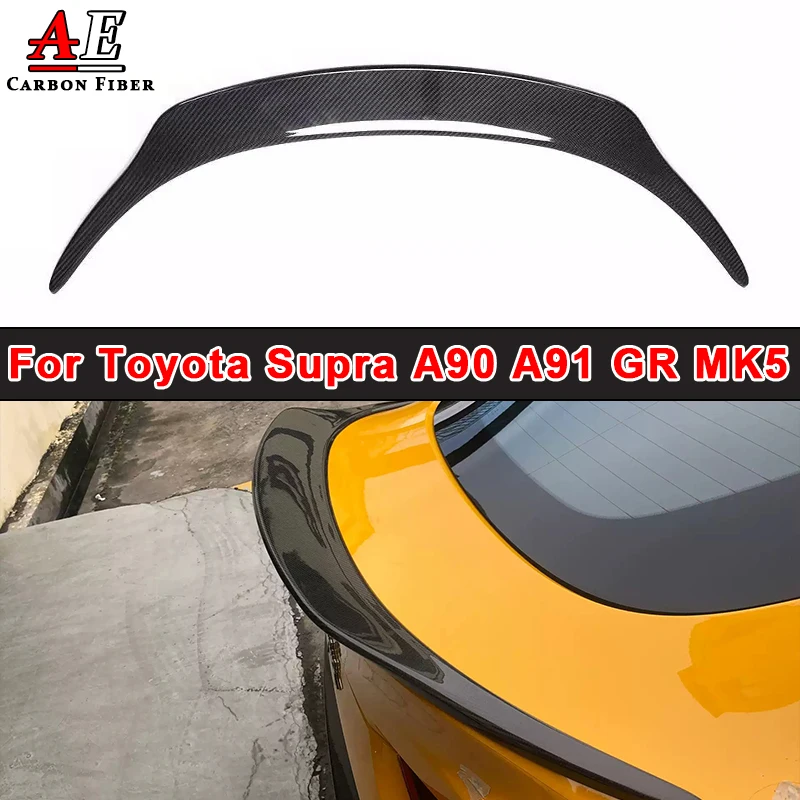 Rear Wing Trunk Lip For Toyota Supra GR A90 A91 MK5 Coupe 2019-2023 Carbon Fiber Rear Trunk Lid Spoiler Boot Tail Wing Body Kit
Rear Wing Trunk Lip For Toyota Supra GR A90 A91 MK5 Coupe 2019-2023 Carbon Fiber Rear Trunk Lid Spoiler Boot Tail Wing Body Kit