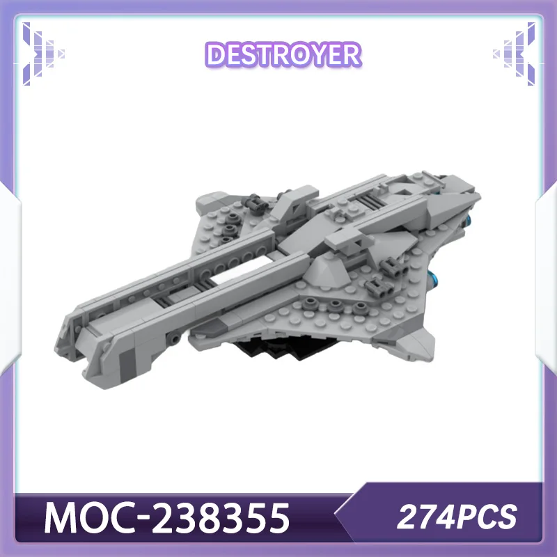 Набор строительных блоков, военный корабль-разрушитель MOC-238355, столичный корабль, космическая война, научная фантастика, военный военный космический корабль, Рождественский подарок
Набор строительных блоков, военный корабль-разрушитель MOC-238355, столичный корабль, космическая война, научная фантастика, военный военный космический корабль, Рождественский подарок