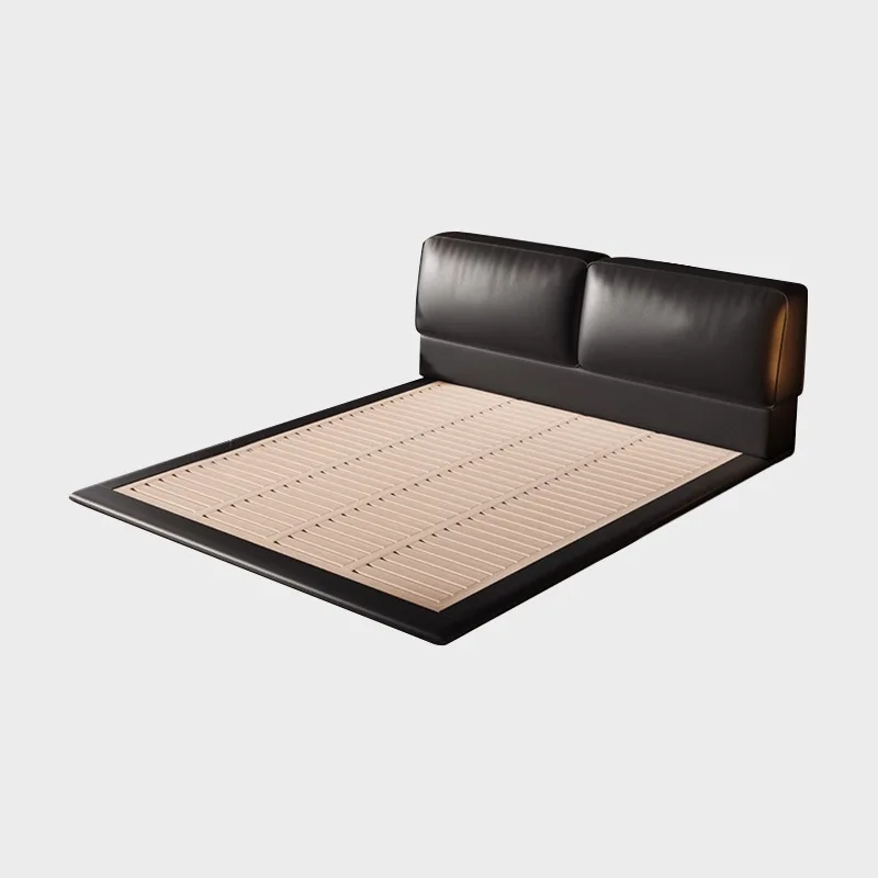 Beech suspended leather bed home master bedroom Italian minimalist all solid wood double soft bed
Beech suspended leather bed home master bedroom Italian minimalist all solid wood double soft bed