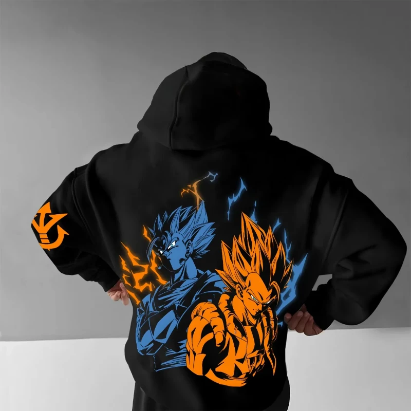 Dragon Ball GOKU Vegeta, периферийная толстовка японского аниме для мужчин и женщин, осенне-зимняя тяжелая свободная хлопковая толстовка с капюшоном Ins
Dragon Ball GOKU Vegeta, периферийная толстовка японского аниме для мужчин и женщин, осенне-зимняя тяжелая свободная хлопковая толстовка с капюшоном Ins