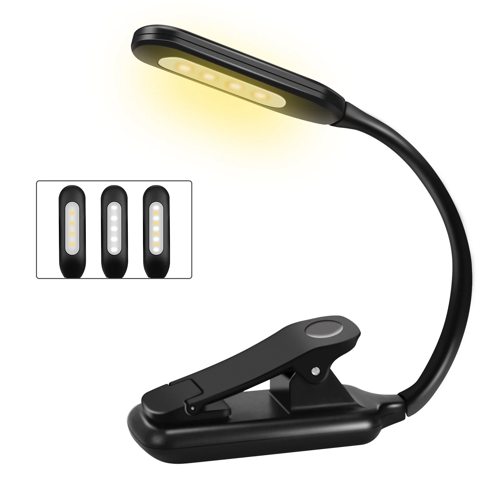 Adjustable Reading Book Clip Light 9LED USB Rechargeable Portable Table Lamp Eye Protection 3colors Bedside Study Night Lights
Adjustable Reading Book Clip Light 9LED USB Rechargeable Portable Table Lamp Eye Protection 3colors Bedside Study Night Lights