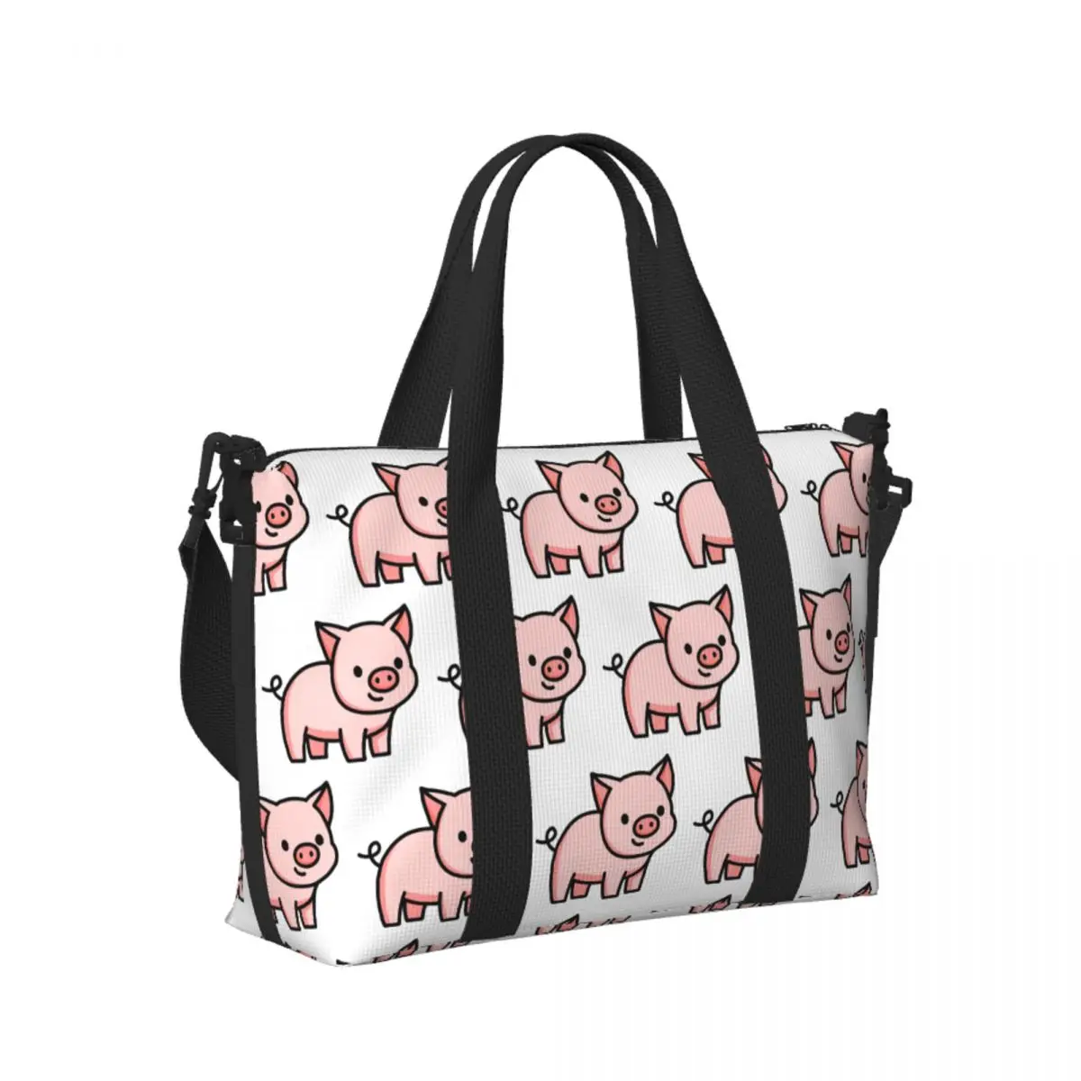 Custom Pig Beach Travel Bag Large Capacity Tote Bags for Gym Sport Women Shopping Duffle Shoulder Bag
Custom Pig Beach Travel Bag Large Capacity Tote Bags for Gym Sport Women Shopping Duffle Shoulder Bag