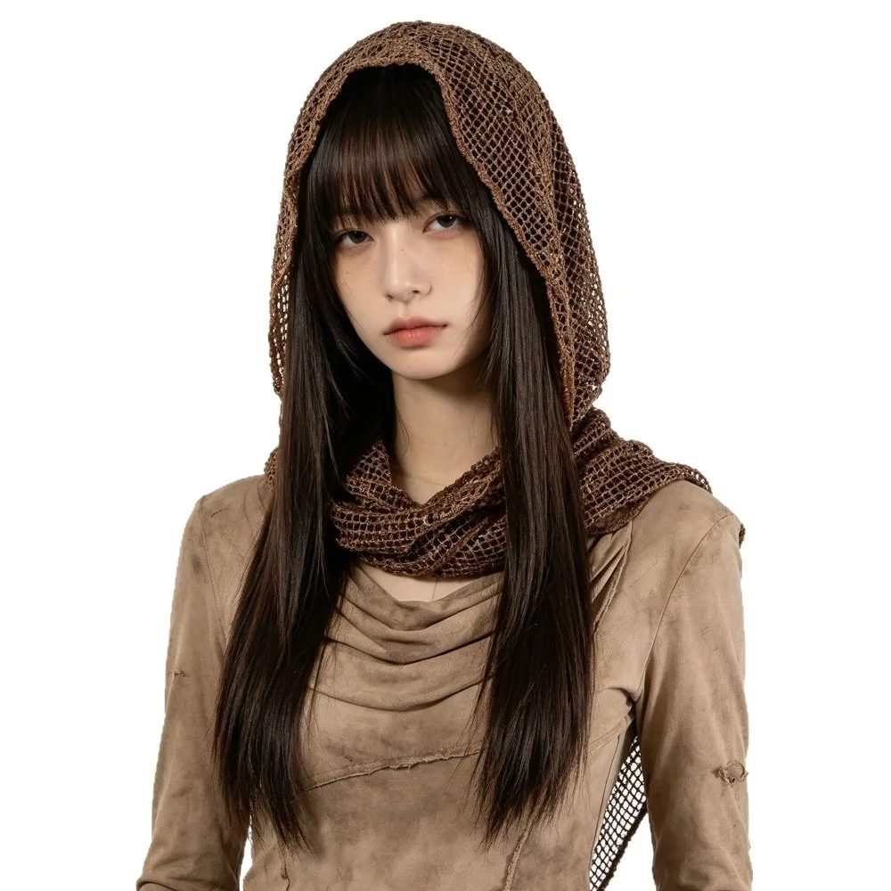Fashion Solid Color Hooded Headscarf Breathable Y2k Head Wraps Harajuku Lightweight Hijab Ladies
Fashion Solid Color Hooded Headscarf Breathable Y2k Head Wraps Harajuku Lightweight Hijab Ladies