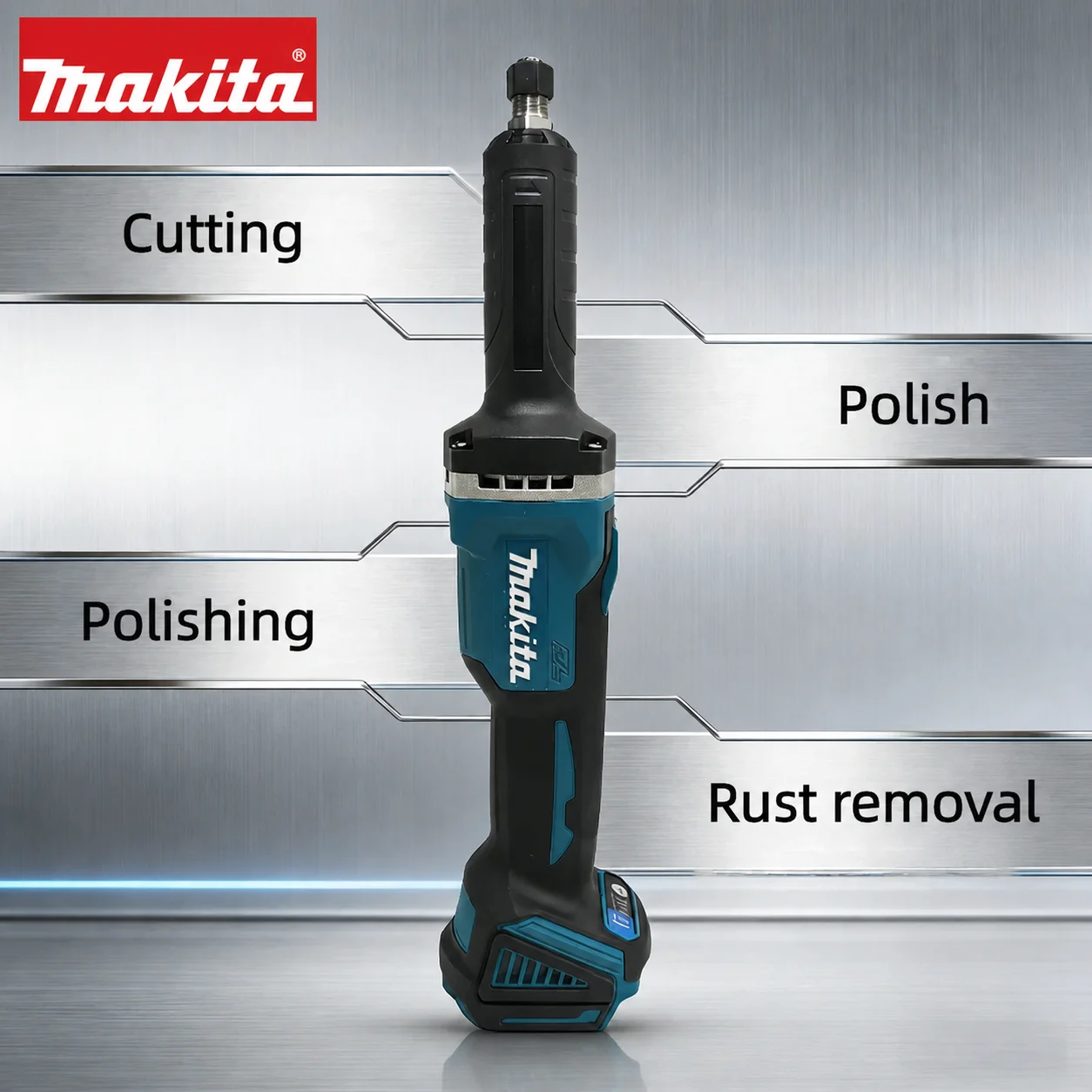 Makita Wireless Brushless Angle Grinder With 4-speed Powerful Grinding, Polishing, and Carving Can Be Done in One Machine
Makita Wireless Brushless Angle Grinder With 4-speed Powerful Grinding, Polishing, and Carving Can Be Done in One Machine