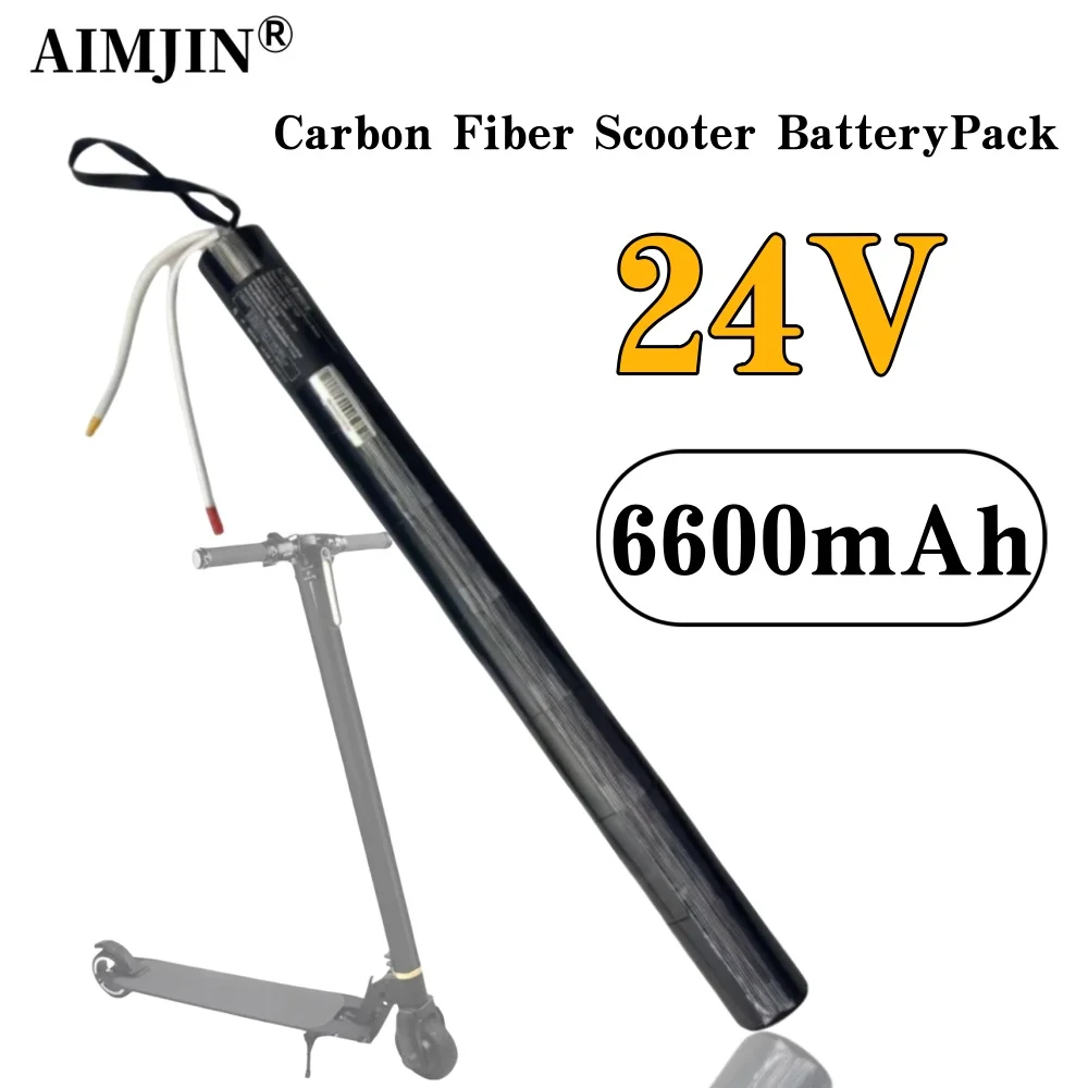 24V 6600mAh Lithium Battery Pack Carbon Fiber Scooter Electric Scooter Battery Pack
24V 6600mAh Lithium Battery Pack Carbon Fiber Scooter Electric Scooter Battery Pack