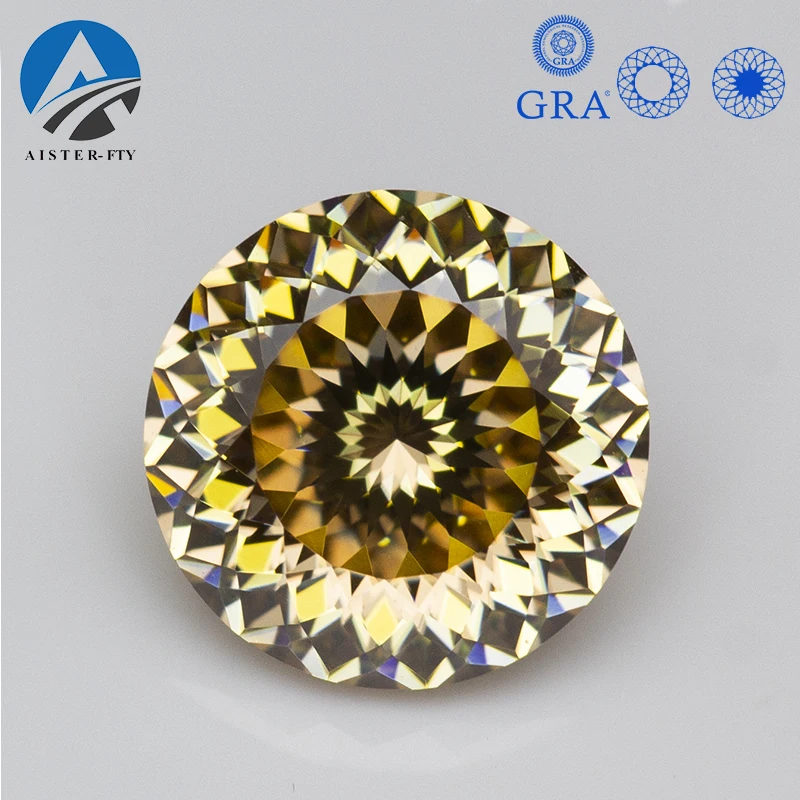 Never Fade Champagne Moissanite Stone 100 Faces Cut Russian Cut Certified Color Moissanite Loose Diamonds with GRA Certificate
Never Fade Champagne Moissanite Stone 100 Faces Cut Russian Cut Certified Color Moissanite Loose Diamonds with GRA Certificate