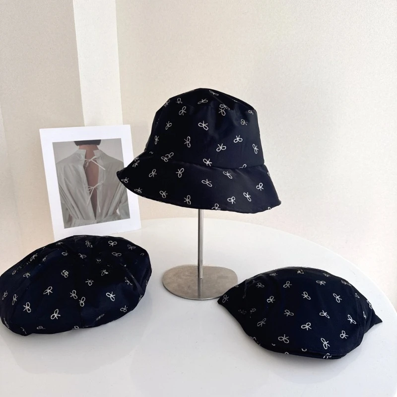 New Summer Black Cloth Cap Embroidery Butterfly Bucket Hat For Women Autumn Fisherman Hat Beachside Sunshade Cap Female Gift
New Summer Black Cloth Cap Embroidery Butterfly Bucket Hat For Women Autumn Fisherman Hat Beachside Sunshade Cap Female Gift