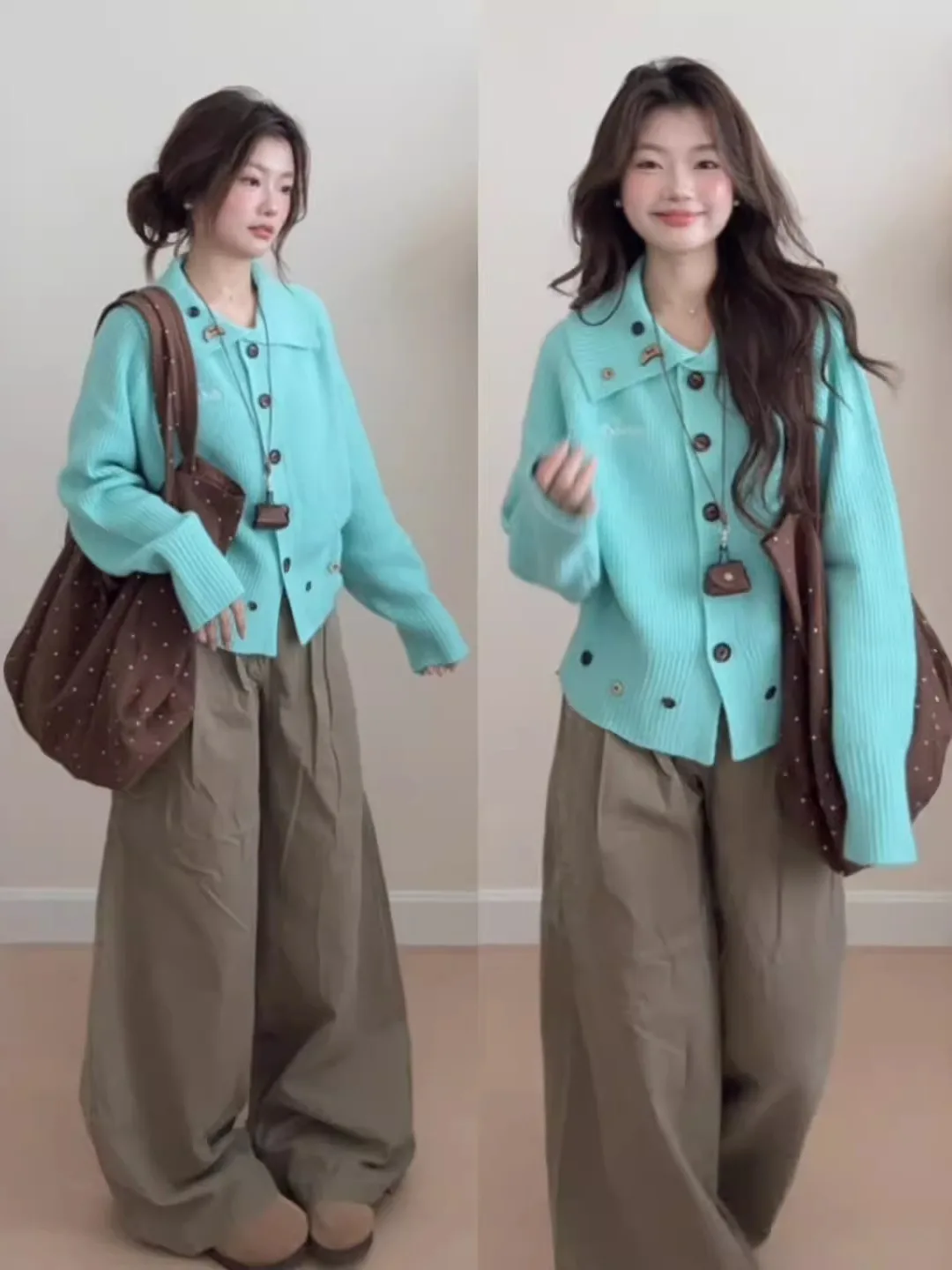 Soft Cozy Blue Collar Knitted Sweater Coat Women's Autumn Winter Loose Slimming Open Cardigan Trendy Small Size Friendly
Soft Cozy Blue Collar Knitted Sweater Coat Women's Autumn Winter Loose Slimming Open Cardigan Trendy Small Size Friendly