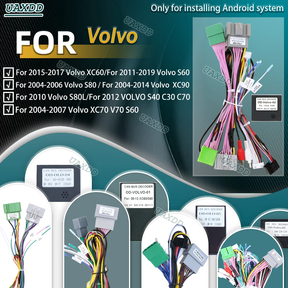 Жгут проводов canbus для 2010 Volvo S80L 2015-2017 XC60 2011-2019 S60 2004-2006 S80 2004-2014 XC90 12 S40 C30 C70
Жгут проводов canbus для 2010 Volvo S80L 2015-2017 XC60 2011-2019 S60 2004-2006 S80 2004-2014 XC90 12 S40 C30 C70