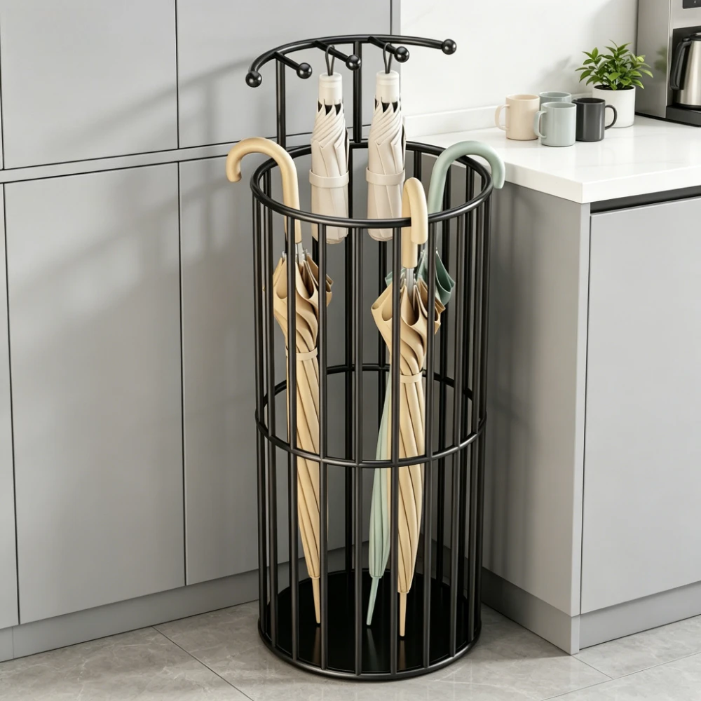 Iron Umbrella Storage Rack Circular Arc Large Capacity Rust and Wear Resistant Entrance Beach Umbrella Stands Bases
Iron Umbrella Storage Rack Circular Arc Large Capacity Rust and Wear Resistant Entrance Beach Umbrella Stands Bases