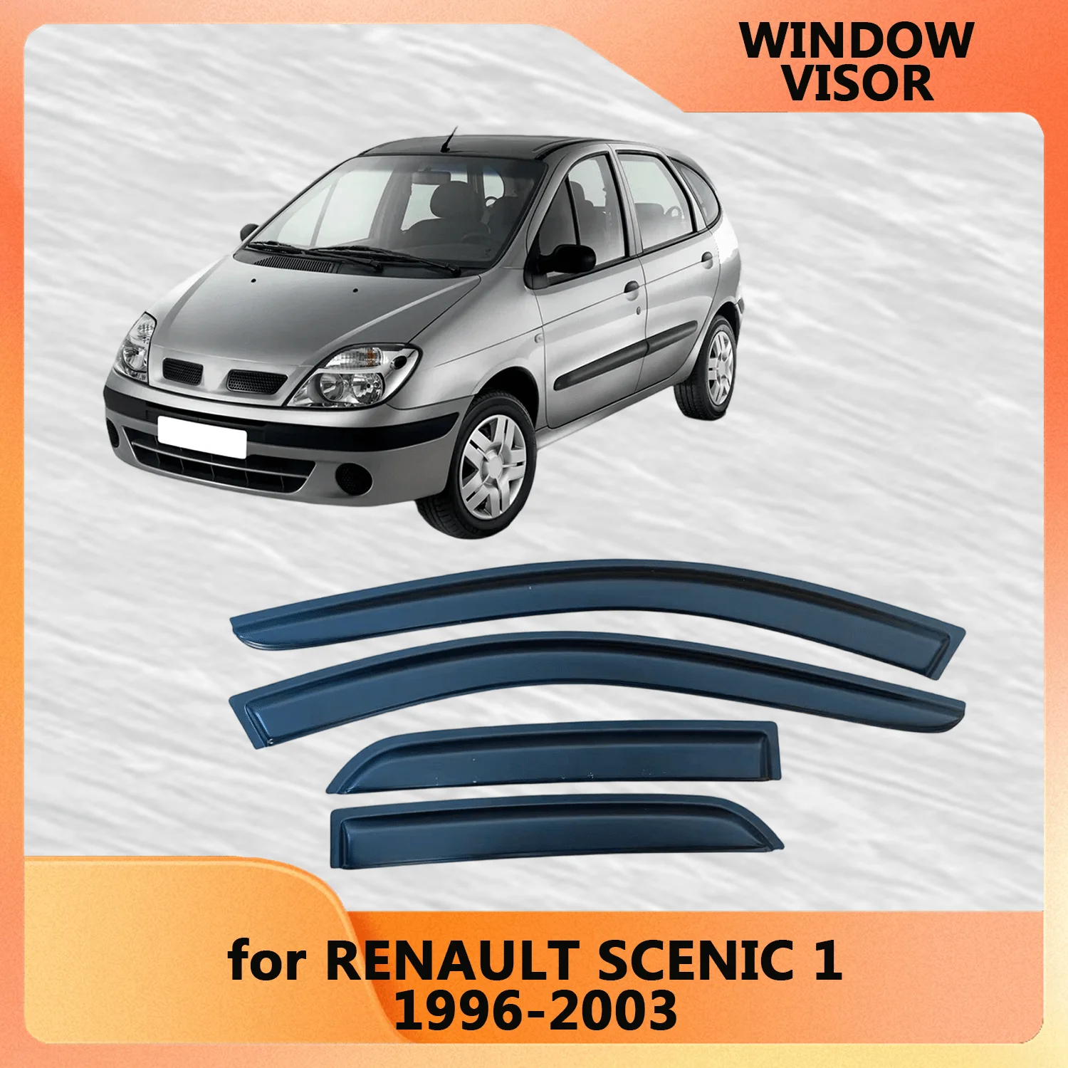 Оконный козырек для RENAULT SCENIC 1, 1996, 1997, 1998, 1999, 2000, 2001, 2002, 2003, всепогодный дверной козырек, защита от ветра и солнца, дождя, боковые
Оконный козырек для RENAULT SCENIC 1, 1996, 1997, 1998, 1999, 2000, 2001, 2002, 2003, всепогодный дверной козырек, защита от ветра и солнца, дождя, боковые