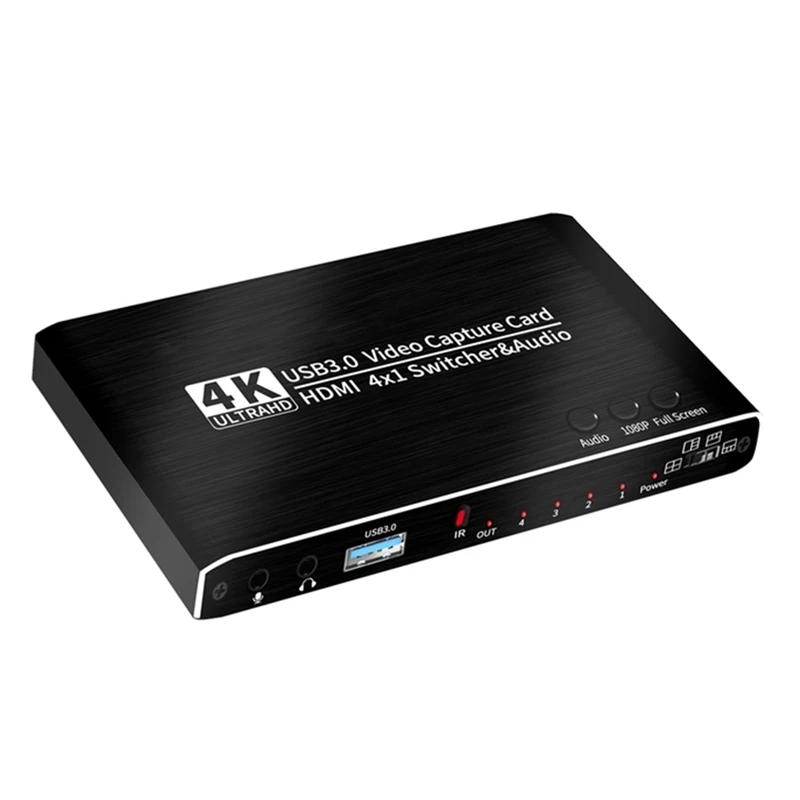 Карта видеозахвата 4K, 1080P, 60 кадров в секунду, совместимая с камерой USB 3.0, захват, запись захвата игр для прямой трансляции
Карта видеозахвата 4K, 1080P, 60 кадров в секунду, совместимая с камерой USB 3.0, захват, запись захвата игр для прямой трансляции