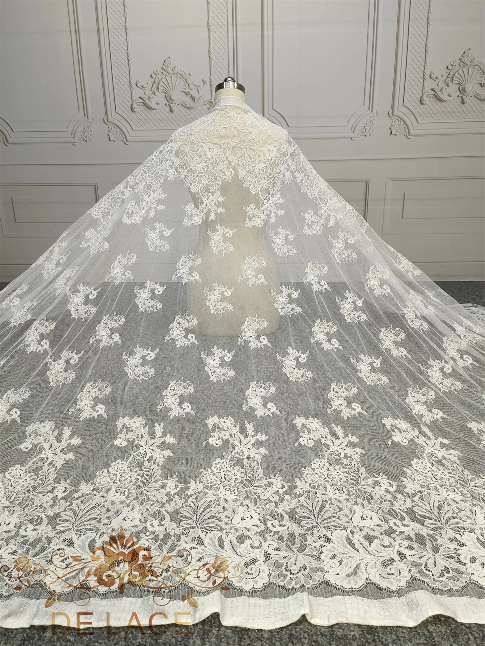 Hot Sale French Chantilly Corded Lace Fabric Exquisite Floral Embroidered Mesh for Wedding Dresses
Hot Sale French Chantilly Corded Lace Fabric Exquisite Floral Embroidered Mesh for Wedding Dresses