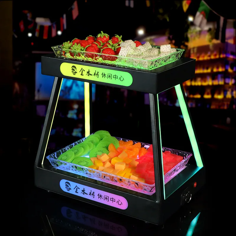 Manufacturer Wholesale Bar KTV Fruit Plate LED Luminous Iron Craft Type Dim Sum Snack Fruit Free Shipping
Manufacturer Wholesale Bar KTV Fruit Plate LED Luminous Iron Craft Type Dim Sum Snack Fruit Free Shipping
