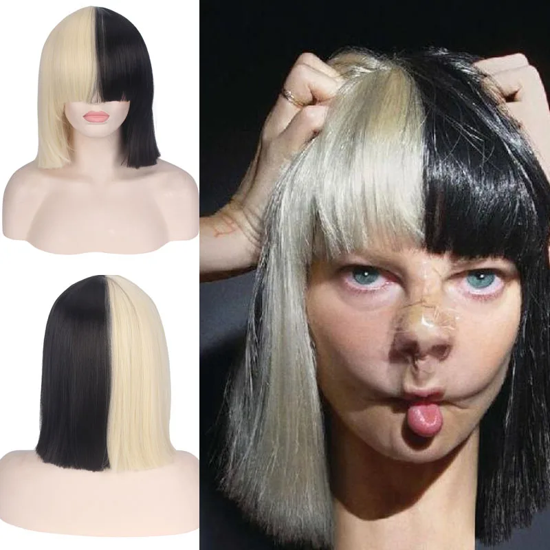 Synthetic Hair Wig Bob With Bangs Female Cosplay Wigs Women Pink Short Wig Korean Straight Blonde Black Blue Purple White Red
Synthetic Hair Wig Bob With Bangs Female Cosplay Wigs Women Pink Short Wig Korean Straight Blonde Black Blue Purple White Red