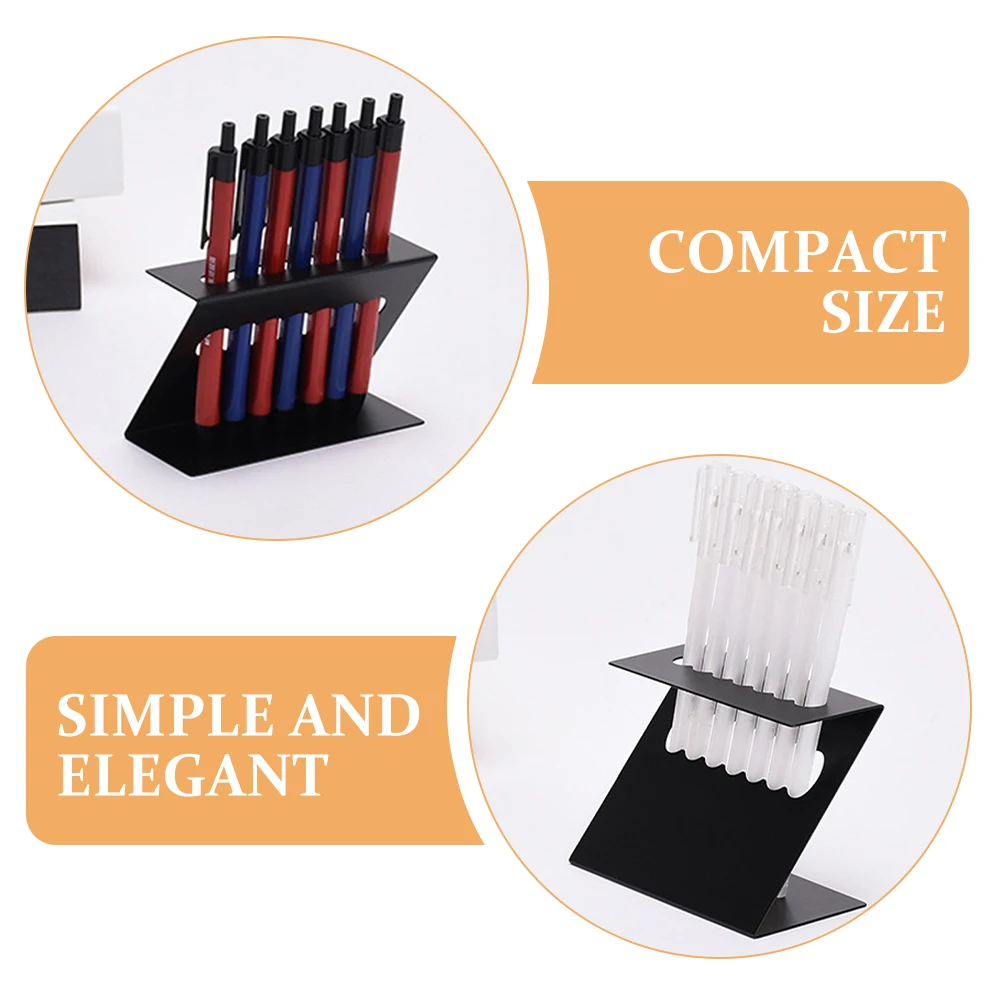 Metal Pen St for Desk Black Z Shaped 7 Slots Pen Display ganizer Rack Easy Access Modern Design Home Office Use
Metal Pen St for Desk Black Z Shaped 7 Slots Pen Display ganizer Rack Easy Access Modern Design Home Office Use