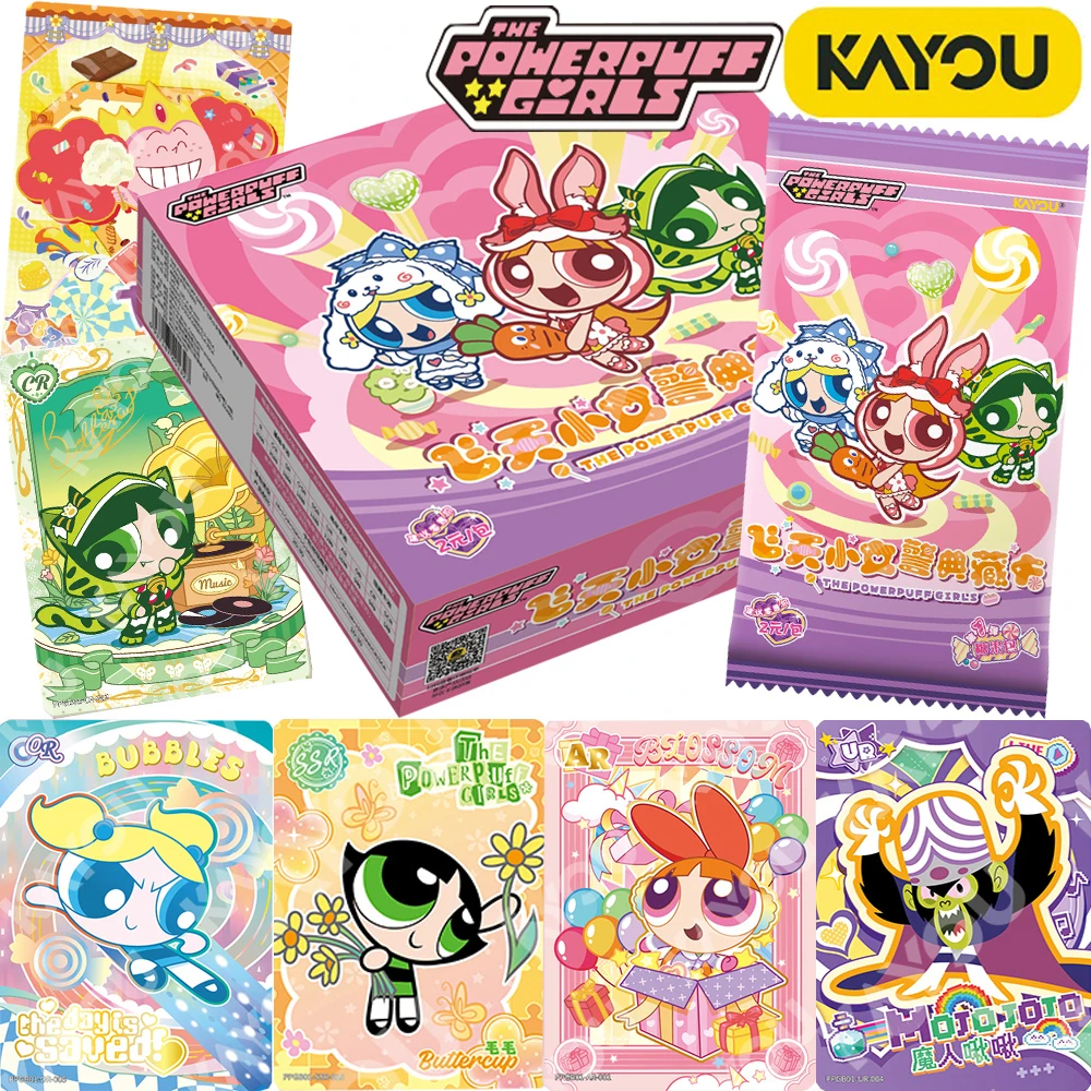KAYOU Original The Powerpuff Girls Rare Cards Blossom Buttercup Animated Cartoon Character Sweet Cute Candy Cards Gifts for Kids
KAYOU Original The Powerpuff Girls Rare Cards Blossom Buttercup Animated Cartoon Character Sweet Cute Candy Cards Gifts for Kids