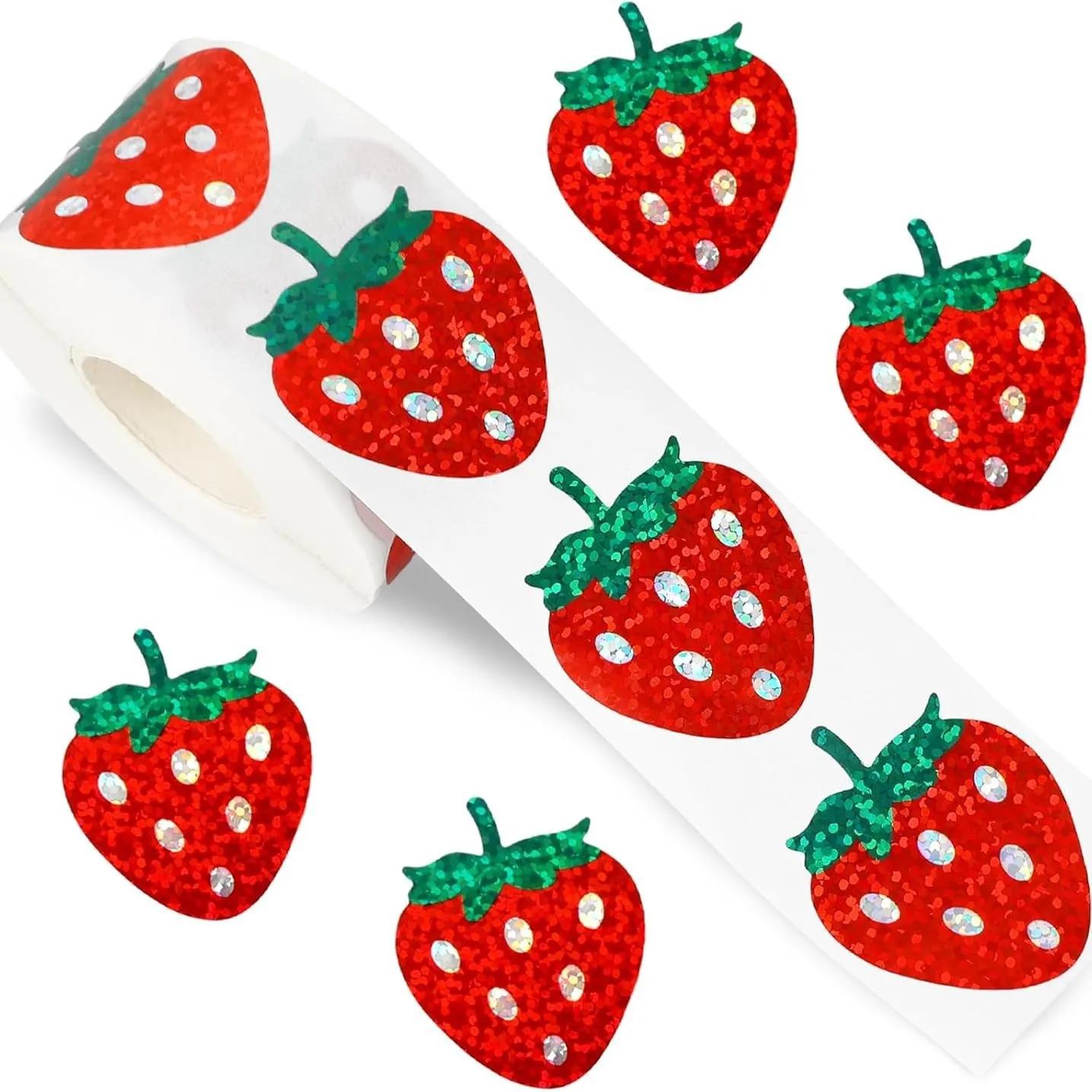 100-500pcs Laser Strawberry Waterproof Sticker Gift Box Decoration Sticky Label Stationery Scrapbooking Removable 2.5cm/1inch
100-500pcs Laser Strawberry Waterproof Sticker Gift Box Decoration Sticky Label Stationery Scrapbooking Removable 2.5cm/1inch