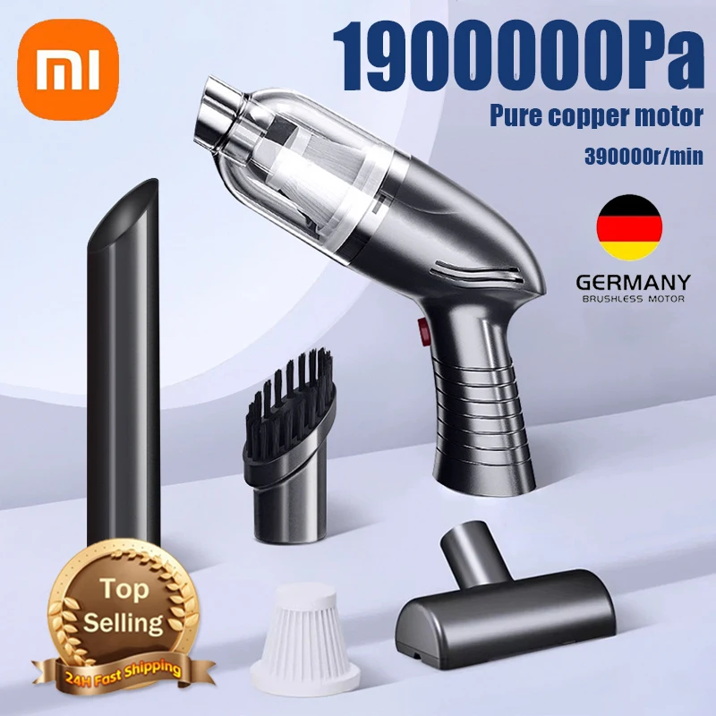 Xiaomi 2024 New 1900000Pa Wireless Car Vacuum Cleaner Strong Suction Handheld Robot Home & Car Dual USE Vacuum Cleaner Appliance
Xiaomi 2024 New 1900000Pa Wireless Car Vacuum Cleaner Strong Suction Handheld Robot Home & Car Dual USE Vacuum Cleaner Appliance
