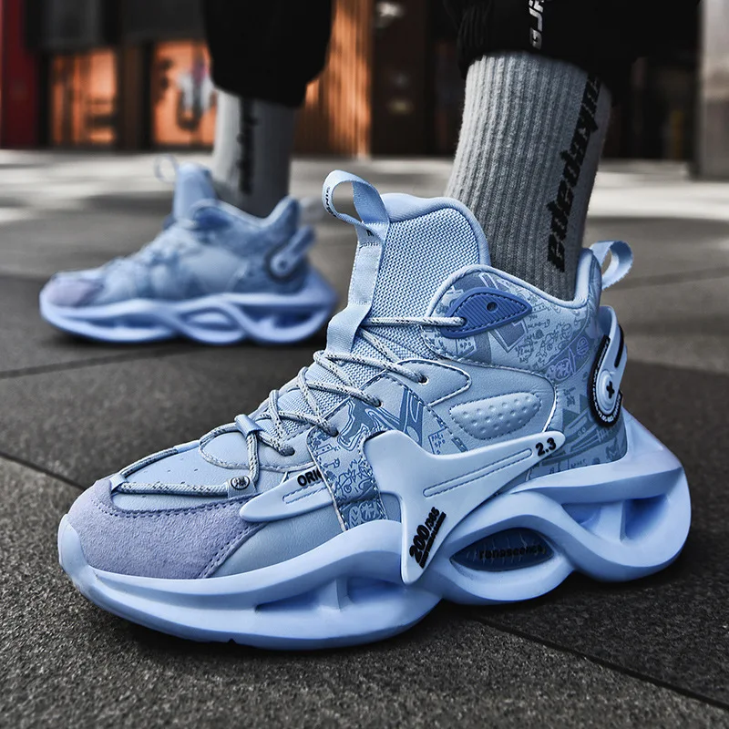 Men's Plus Size Running Shoes Comfortable Chunky-Soled Casual Trainers for Autumn/Winter
Men's Plus Size Running Shoes Comfortable Chunky-Soled Casual Trainers for Autumn/Winter