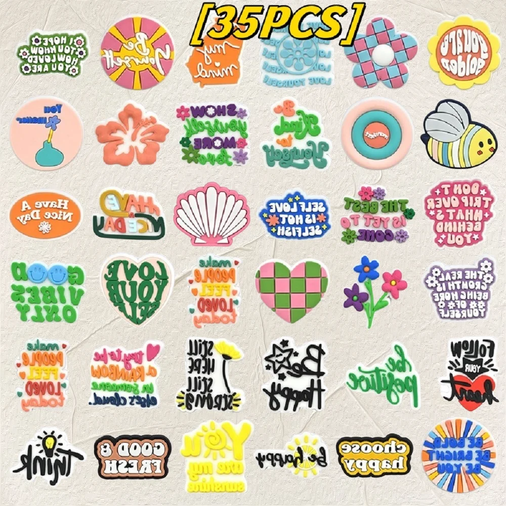 35Pcs Cartoon decoration, shoe accessories, pvc shoe buckles, accessories, hole shoes, DIY shoe flowers
35Pcs Cartoon decoration, shoe accessories, pvc shoe buckles, accessories, hole shoes, DIY shoe flowers