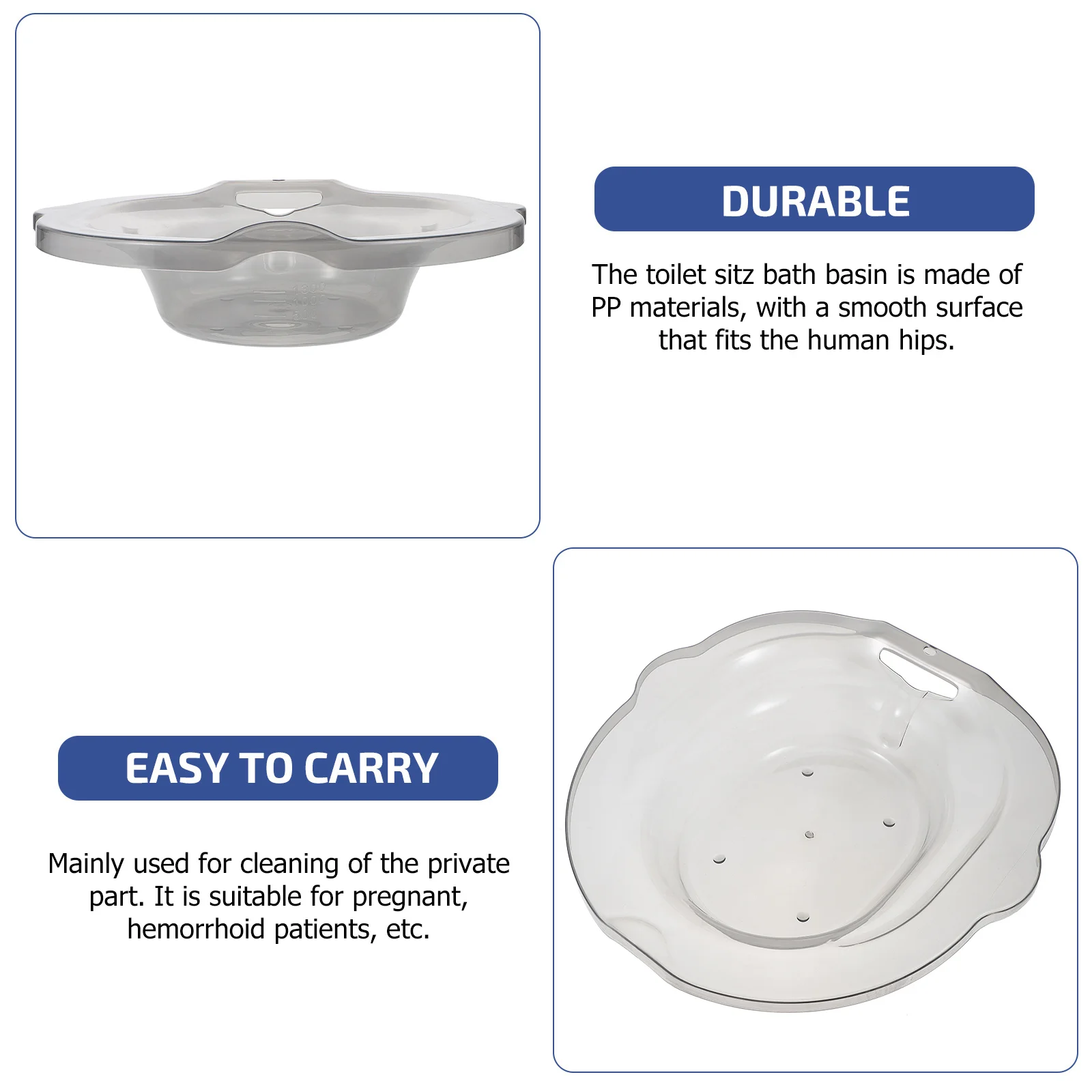 Buttocks Bath Basin Sitz Bath Tub for Postoperative Care Pregnancy Hemorrhoids Soothing Warm Water Surface Fits
Buttocks Bath Basin Sitz Bath Tub for Postoperative Care Pregnancy Hemorrhoids Soothing Warm Water Surface Fits