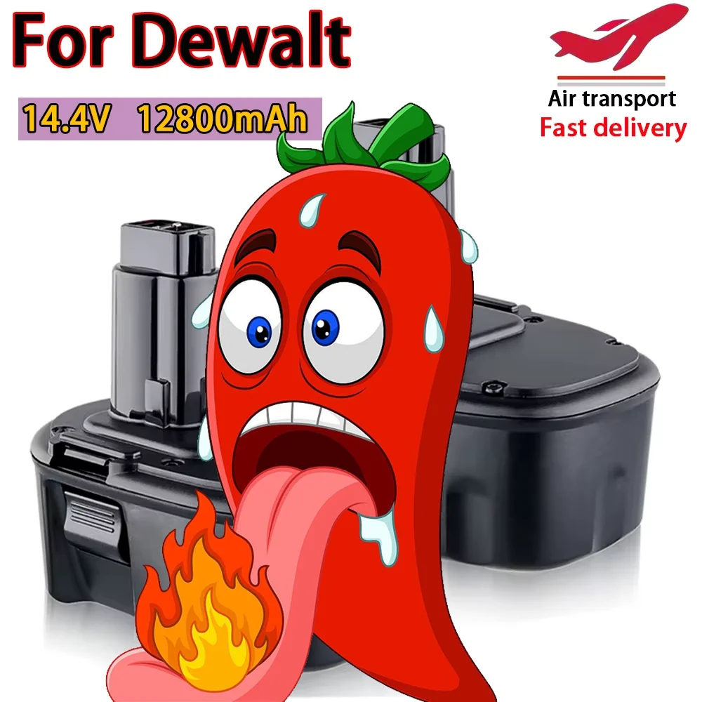14.4V Ni-MH Replacement Battery 12800mAh For Dewalt 14.4V XRP DC9091 DC9094 DW9091 DE9091 DE9092 14.4 Volt Cordless Power Tools
14.4V Ni-MH Replacement Battery 12800mAh For Dewalt 14.4V XRP DC9091 DC9094 DW9091 DE9091 DE9092 14.4 Volt Cordless Power Tools