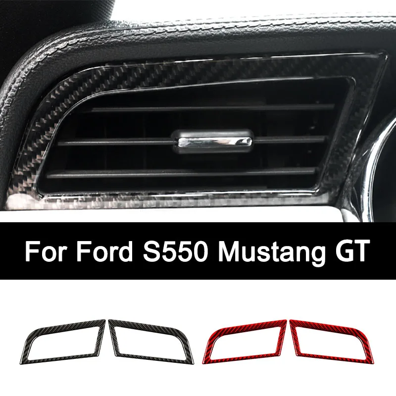 For Ford S550 Mustang GT 2015-2021 Carbon Fiber Dashboard Left and Right Air Vents Sticker Interior Modification Accessories
For Ford S550 Mustang GT 2015-2021 Carbon Fiber Dashboard Left and Right Air Vents Sticker Interior Modification Accessories