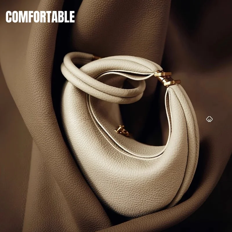 Hot 2026 Crescent Shoulder Bag Women's Soft Medium Moon Bend Crossbody Simple Peplum Wearable Bag
Hot 2026 Crescent Shoulder Bag Women's Soft Medium Moon Bend Crossbody Simple Peplum Wearable Bag