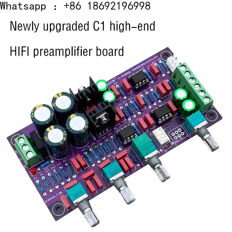 Hifi Class A Preamplifier Board Parallel C1 Preamplifier Audio Tone Amplifier Board
Hifi Class A Preamplifier Board Parallel C1 Preamplifier Audio Tone Amplifier Board