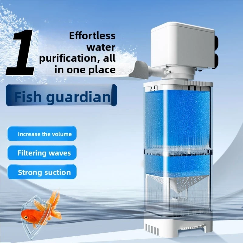 Mini Fish Tank Filter 3-in-1 - Built-in Pump, Silent Oxygen & Auto Waste Suction, No Water Change Needed
Mini Fish Tank Filter 3-in-1 - Built-in Pump, Silent Oxygen & Auto Waste Suction, No Water Change Needed