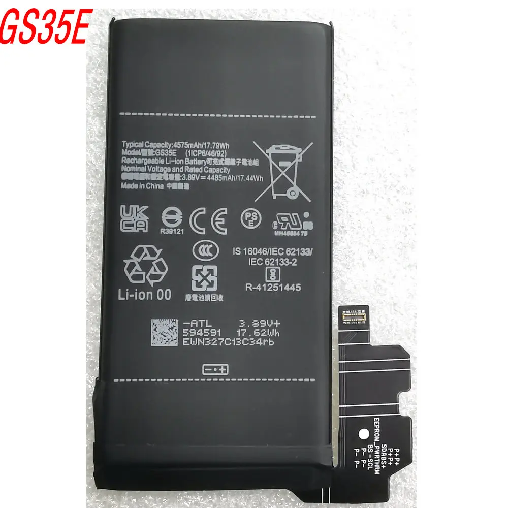 New GS35E Replacement Battery For Google Pixel 8 Mobile Phone 3.89V 4485mAh 1ICP6/69/77
New GS35E Replacement Battery For Google Pixel 8 Mobile Phone 3.89V 4485mAh 1ICP6/69/77