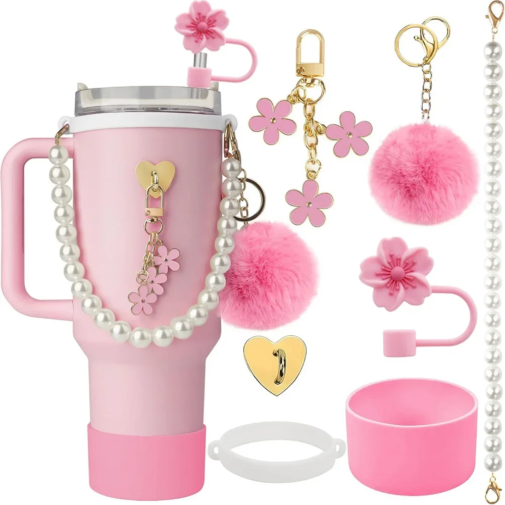 7Pcs Cup Accessories Set for 40oz Stanley - Water Bottle Handle Strap,Silicone Flower Straw Topper Cover Cap, Silicone Boot
7Pcs Cup Accessories Set for 40oz Stanley - Water Bottle Handle Strap,Silicone Flower Straw Topper Cover Cap, Silicone Boot