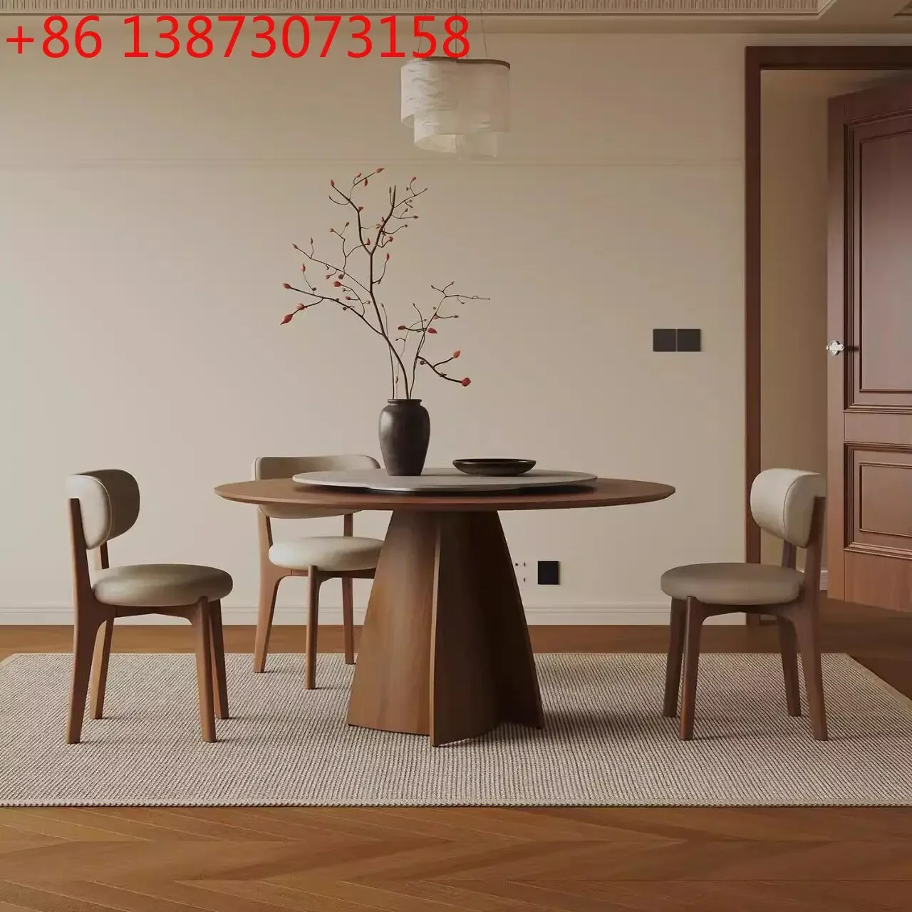 Vintage solid wood home designer high-end medieval restaurant wabi-sabi designer dining table
Vintage solid wood home designer high-end medieval restaurant wabi-sabi designer dining table