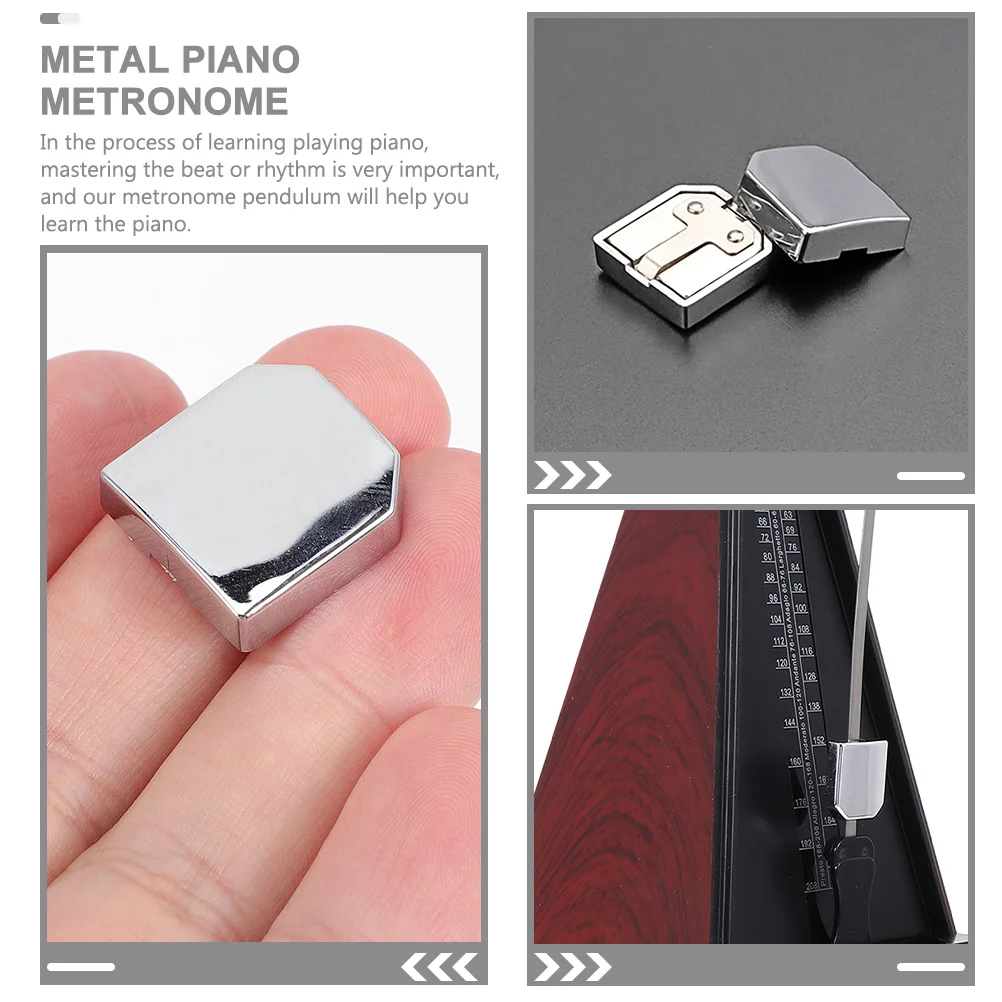 2pcs Piano Metronome Sliding Block Metal Pendulum Replacement For Guitar Violin Mechanical Metronome Durable Accessory Tool
2pcs Piano Metronome Sliding Block Metal Pendulum Replacement For Guitar Violin Mechanical Metronome Durable Accessory Tool