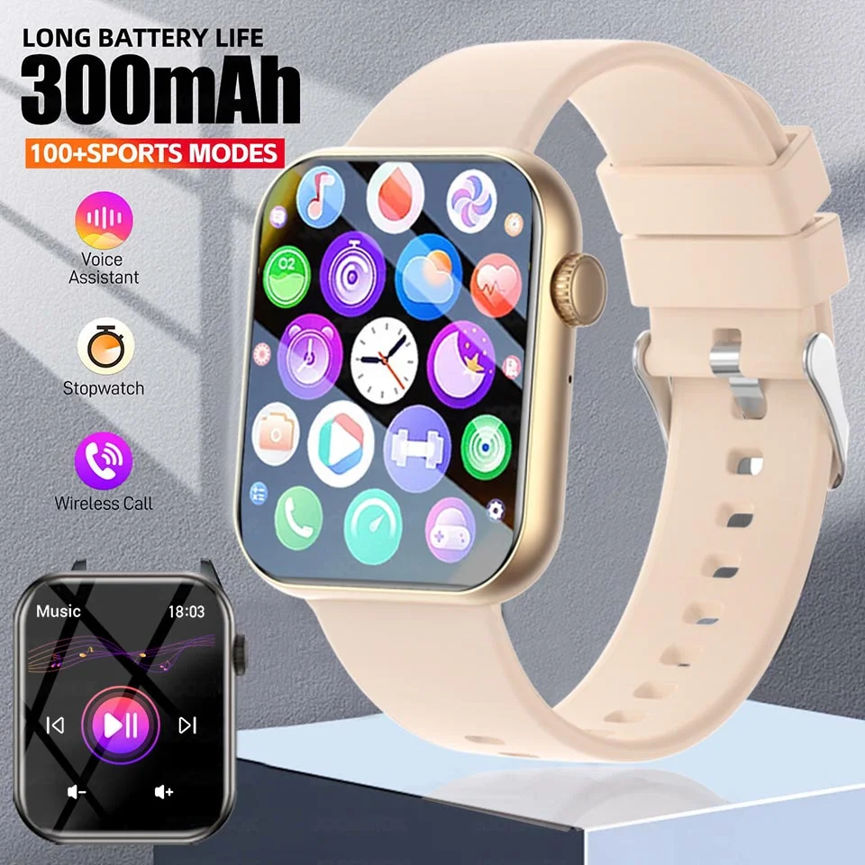 2025 New Bluetooth Call Smart Watch Women Health Monitor Watch Customizable Dial Fitness Sports Waterproof Watch Men Android IOS
2025 New Bluetooth Call Smart Watch Women Health Monitor Watch Customizable Dial Fitness Sports Waterproof Watch Men Android IOS