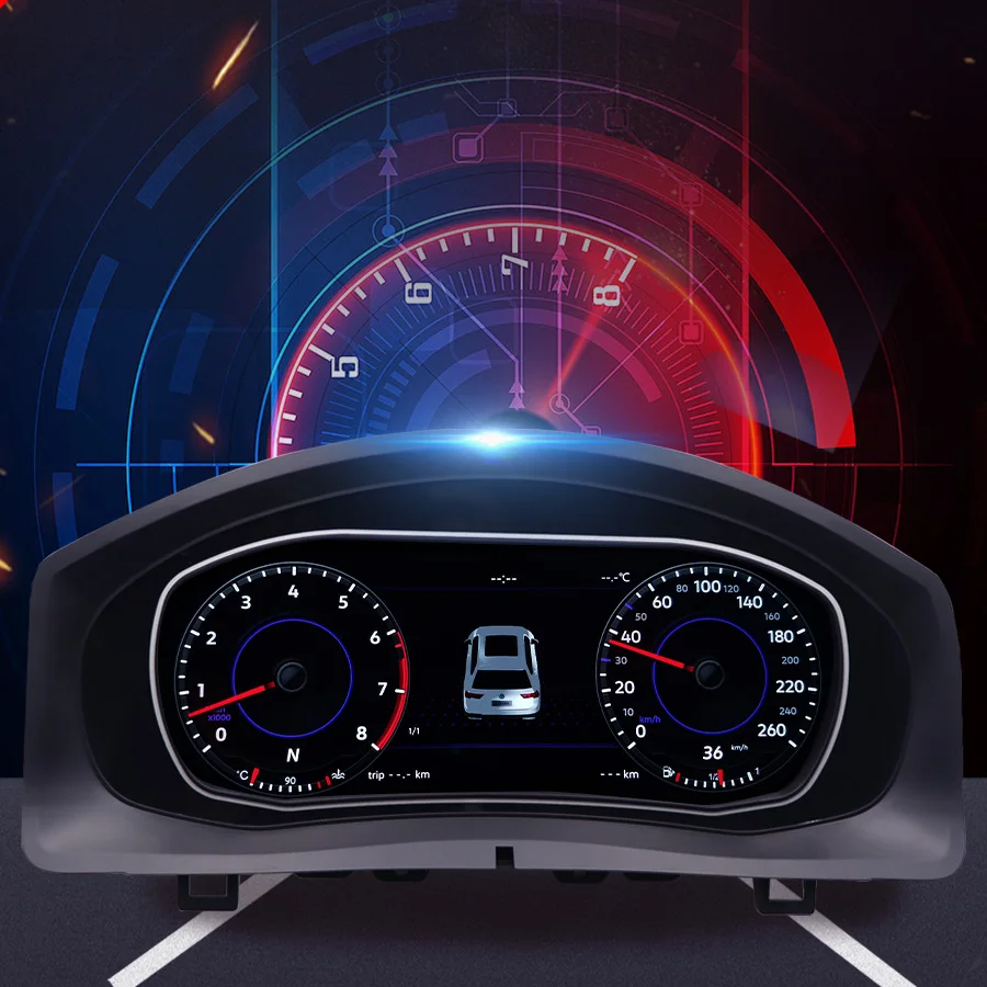 Intelligent Multimedia 12.3'' Car LCD Speedometer Digital Cluster Dashboard Panel for VW Tiguan
Intelligent Multimedia 12.3'' Car LCD Speedometer Digital Cluster Dashboard Panel for VW Tiguan