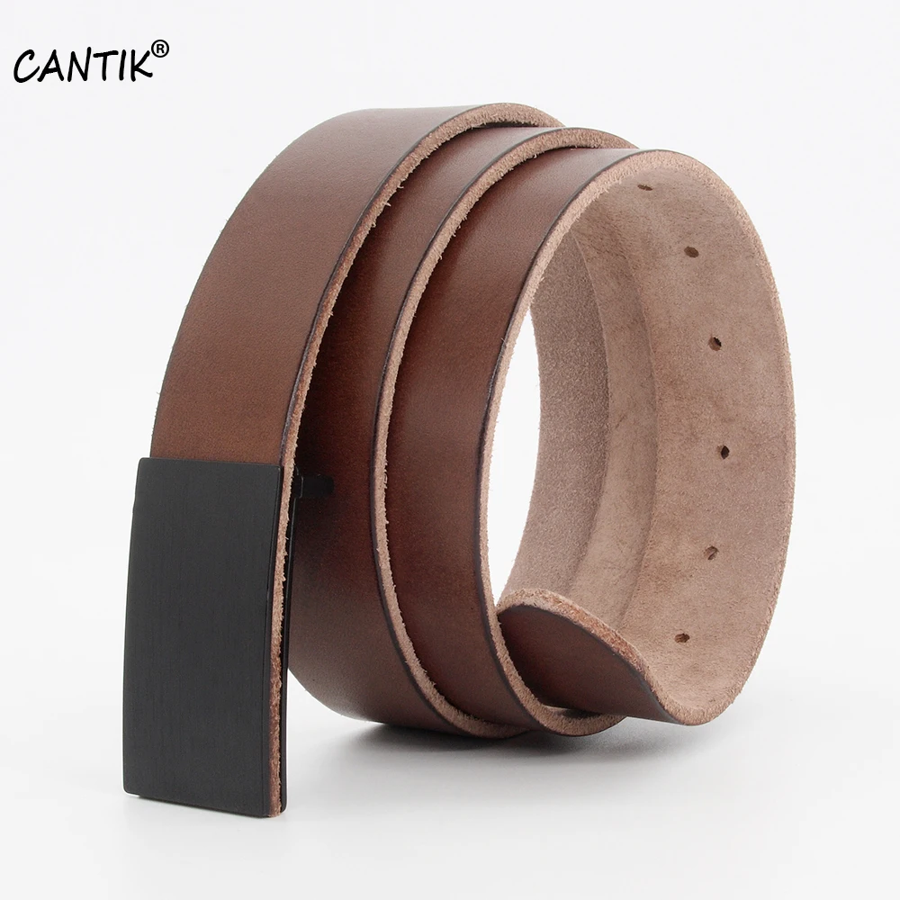 CANTIK Men's Solid Cow Cowhide Leather Letter Belts for Men Jeans Accessories Match
CANTIK Men's Solid Cow Cowhide Leather Letter Belts for Men Jeans Accessories Match