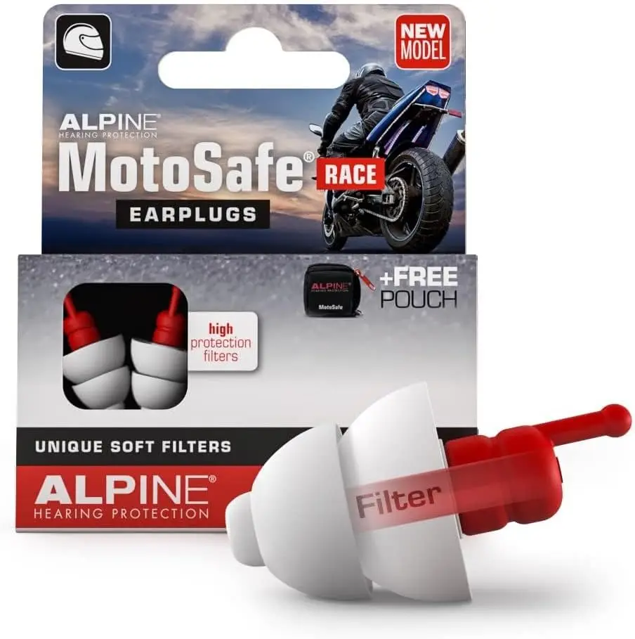 Motorcycle Ear Plugs for Wind Noise Reduction - 20dB Noise Reduction - Ultra Soft Comfort - Hearing Protection for Riding - 1 Pair
Motorcycle Ear Plugs for Wind Noise Reduction - 20dB Noise Reduction - Ultra Soft Comfort - Hearing Protection for Riding - 1 Pair
