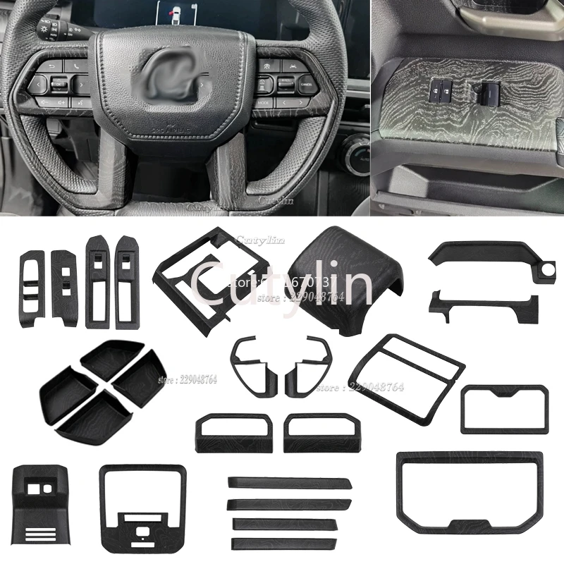 For Toyota Tacoma 2024 2025 ABS Blac Peach Wood Window Rise Switch Gear Shift Front Rear Water Cup Holder Cover Trim Accessories
For Toyota Tacoma 2024 2025 ABS Blac Peach Wood Window Rise Switch Gear Shift Front Rear Water Cup Holder Cover Trim Accessories
